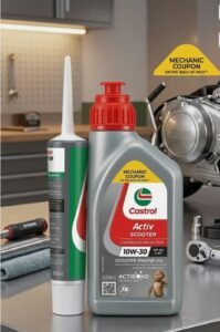 Castrol Activ Scooter 4T 10W-30 Engine Oil – 800ml