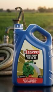 SERVO Super Pump Set Oil 40 SAE 40 diesel engine oil 3.5 litre pack for pump sets.