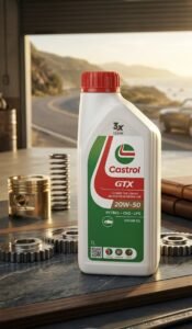Castrol GTX 20W-50 Engine Oil 1 Liter bottle for Petrol, CNG, and LPG engines