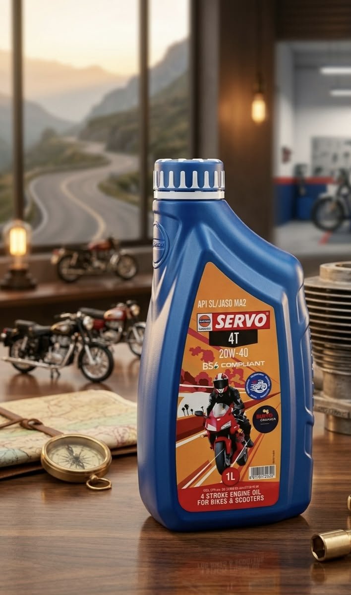 SERVO 4T 20W-40 4-Stroke Engine Oil (1 L)